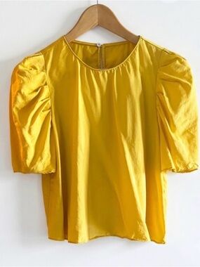 Puffed Sleeves Blouse